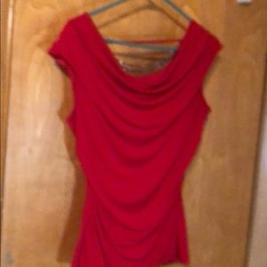 Sexy red top with details in the back